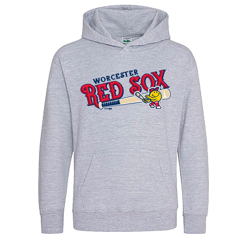 Worcester Red Sox Bimm Ridder Heather Gray Youth Billboard Hood