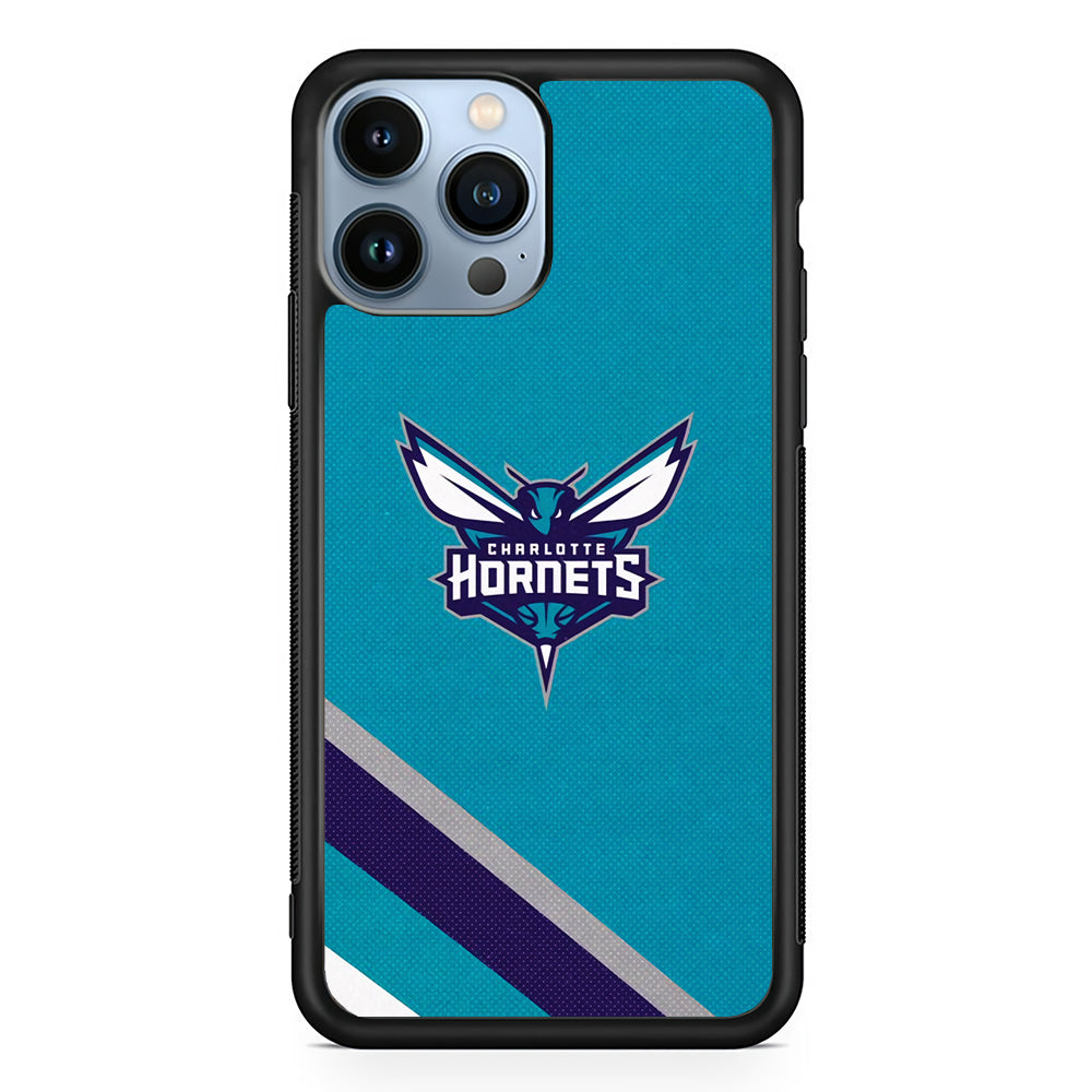 Charlotte Hornets Tosca Stripe iPhone 13 Pro Max Case