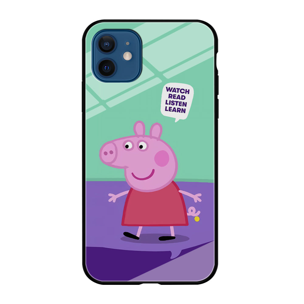 Peppa Pig Ready to Study iPhone 12 Case