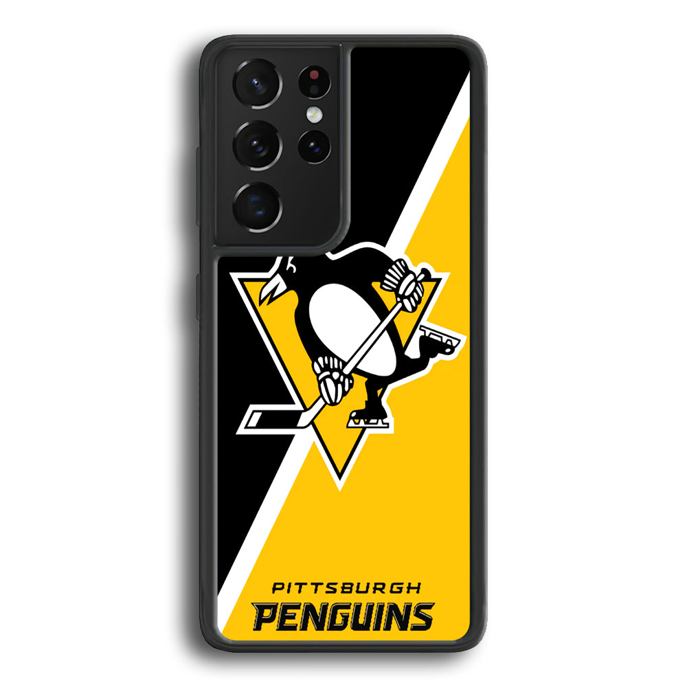 Pittsburgh Penguins Two Colour Samsung Galaxy S21 Ultra Case