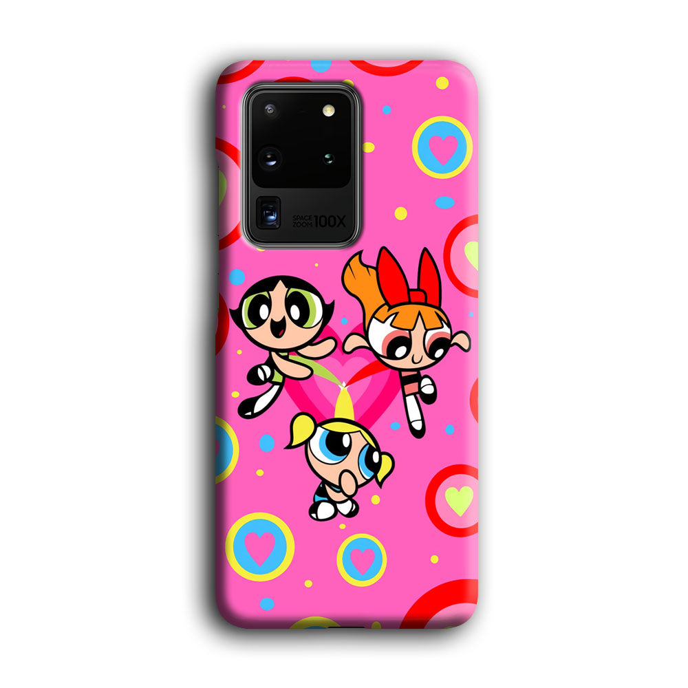Powerpuff Girls Doodle Of Love Samsung Galaxy S20 Ultra Case