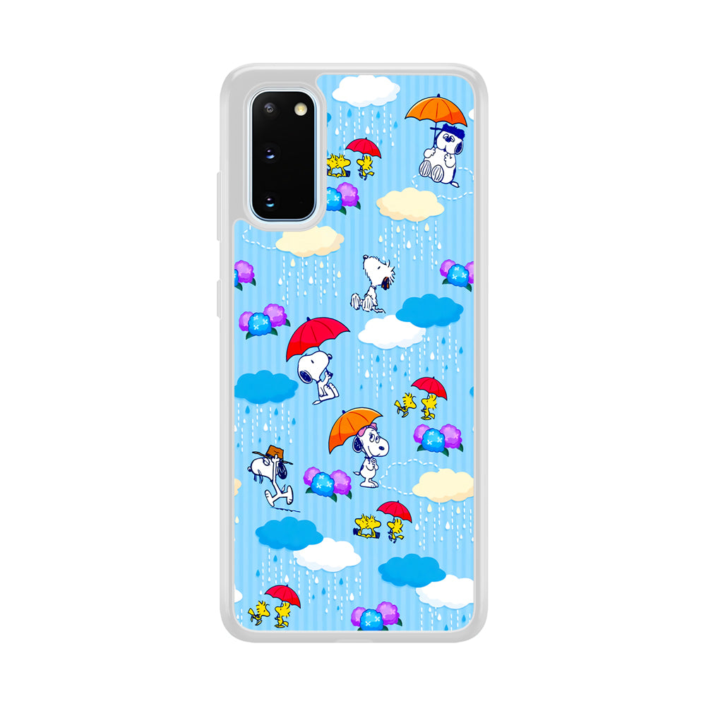 Snoopy Rainy Moment Aesthetic Samsung Galaxy S20 Case