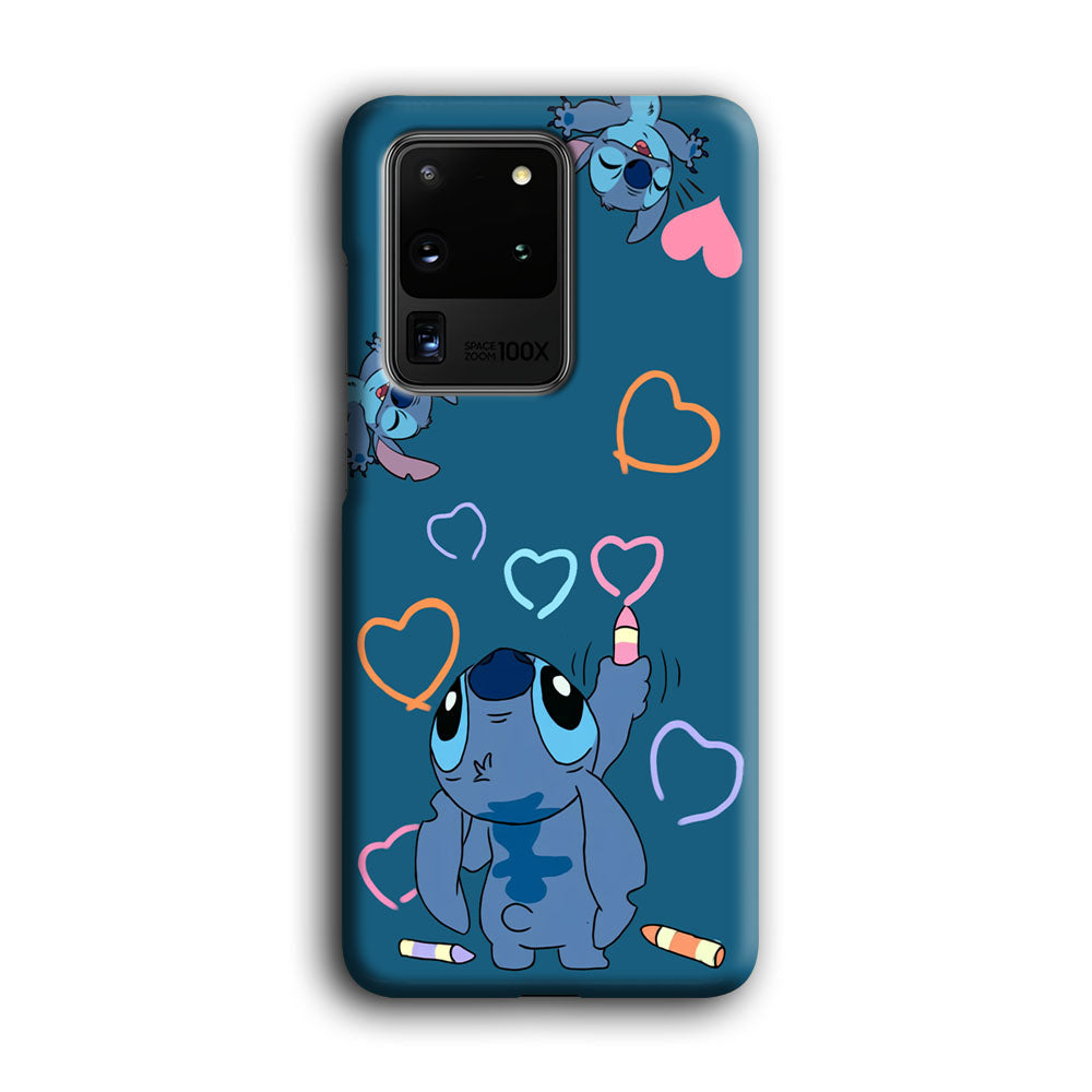 Stitch Drawing Lovely Samsung Galaxy S20 Ultra Case