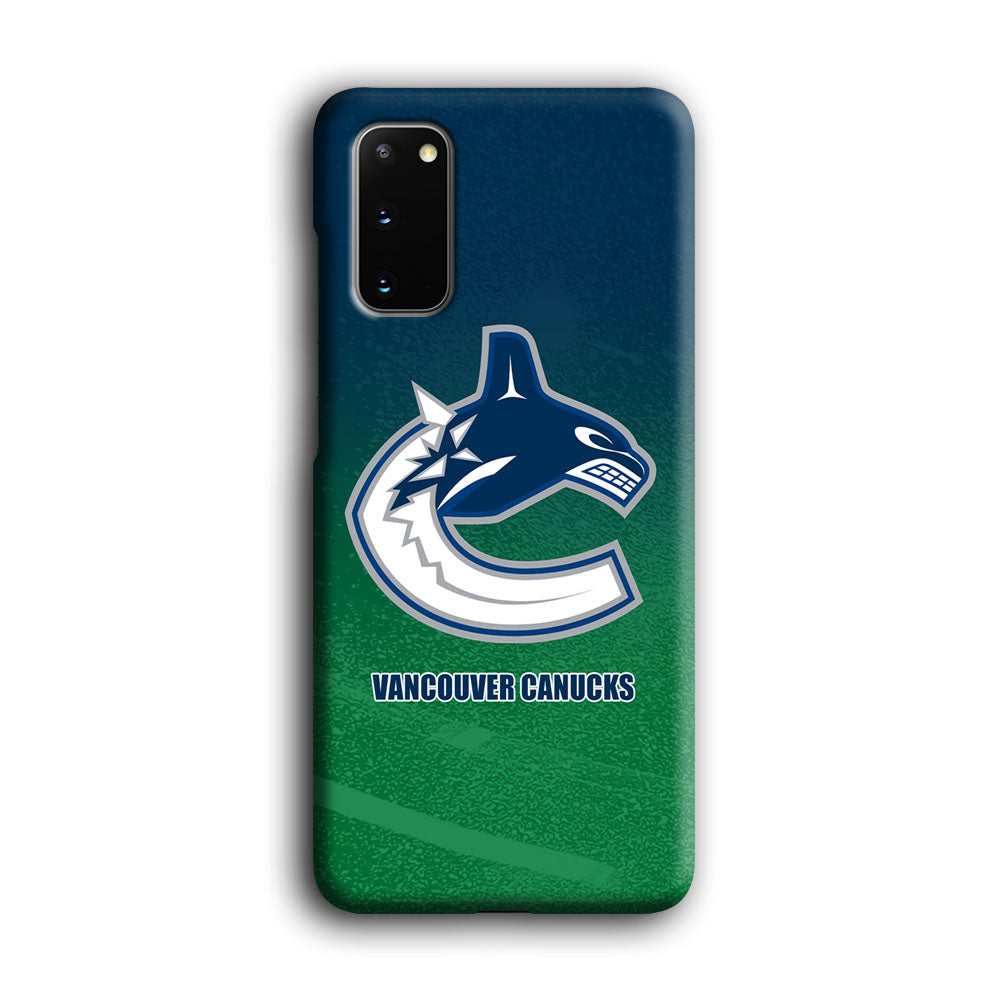 Vancouver Canucks Blue Green Gradation Samsung Galaxy S20 Case