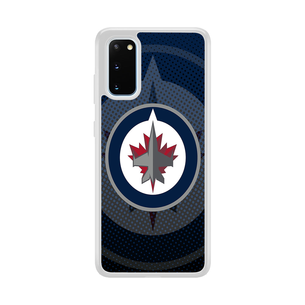 Winnipeg Jets Logo And Shadows Samsung Galaxy S20 Case