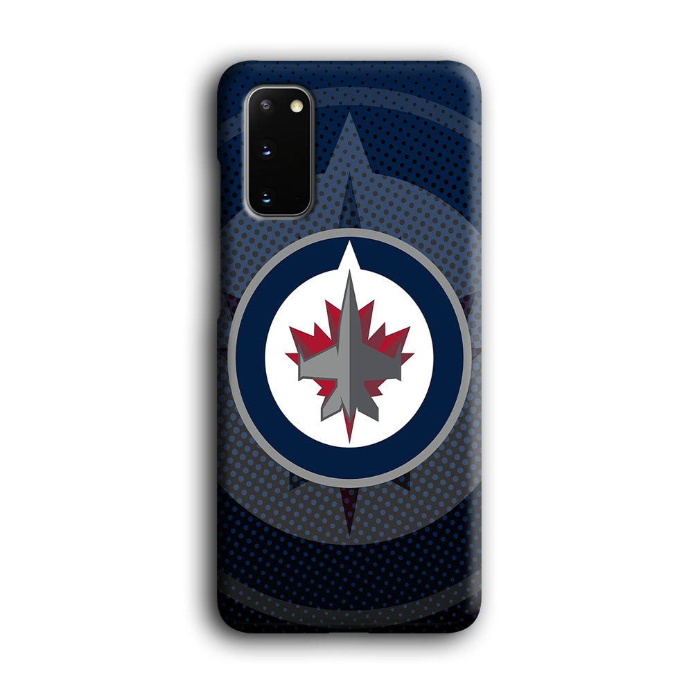 Winnipeg Jets Logo And Shadows Samsung Galaxy S20 Case
