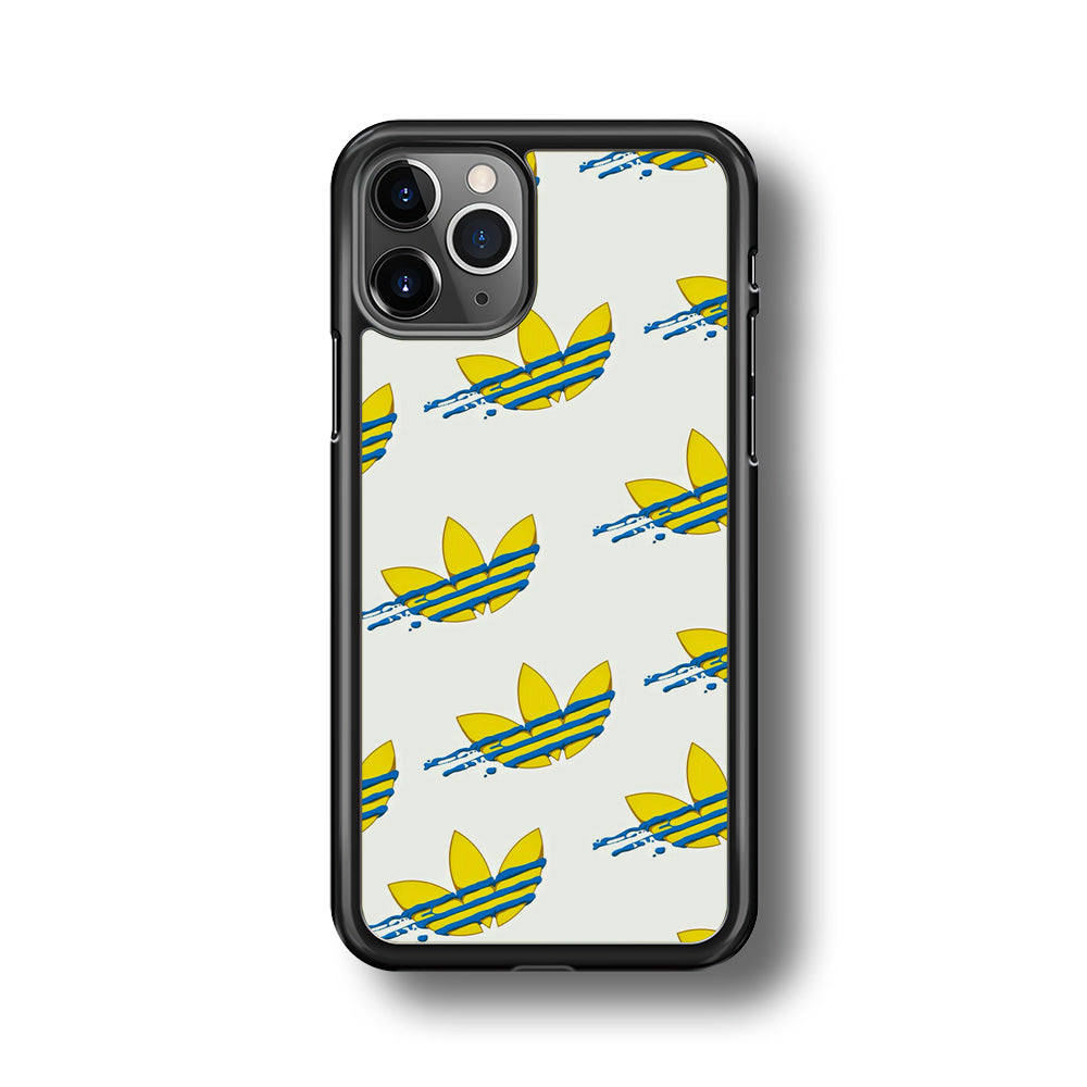 Adidas Doodle Fly Paint Blue iPhone 11 Pro Case