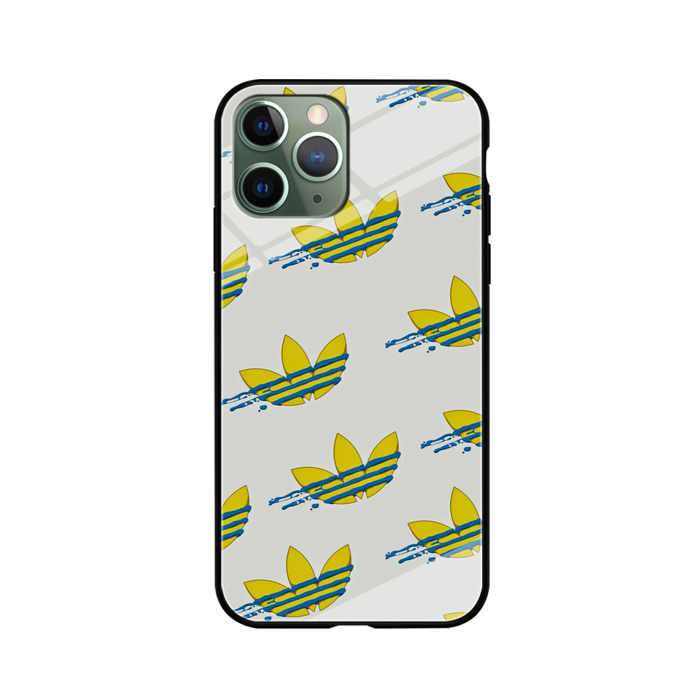 Adidas Doodle Fly Paint Blue iPhone 11 Pro Case