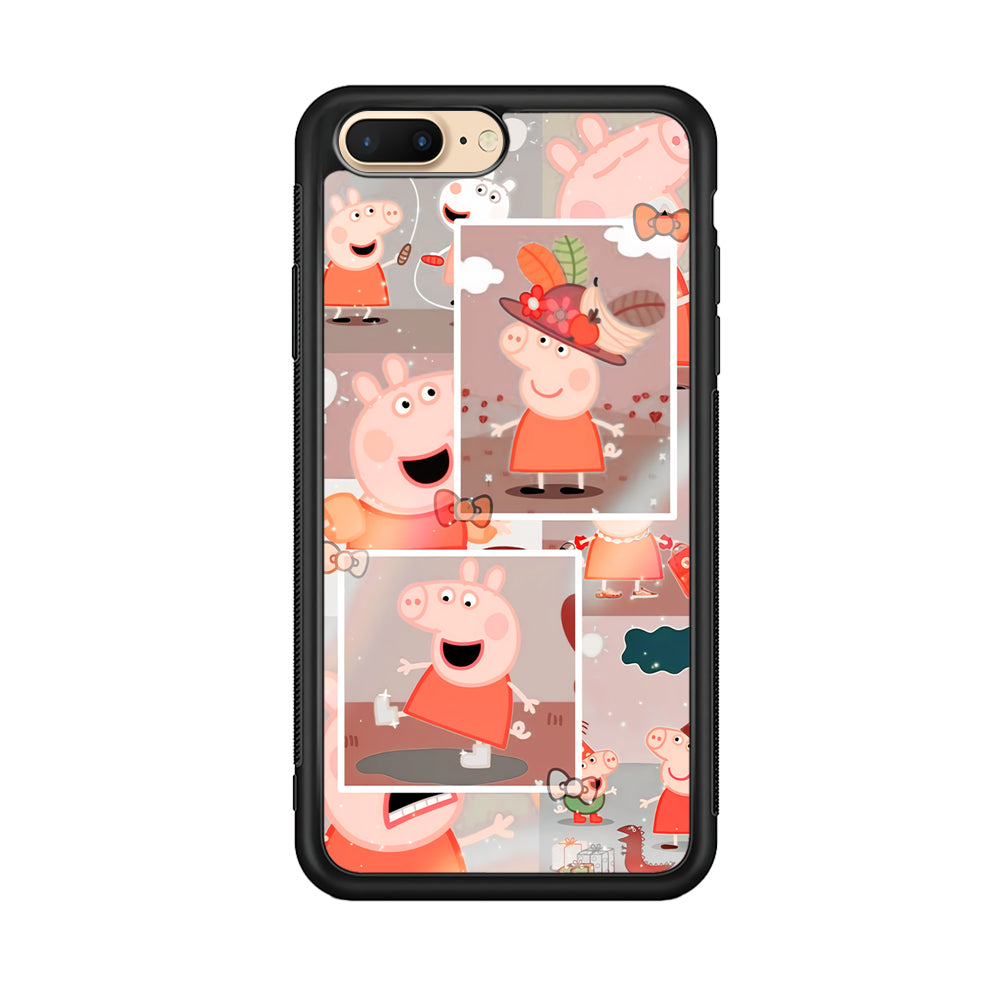 Peppa Pig Aesthetic In Frame iPhone 8 Plus Case