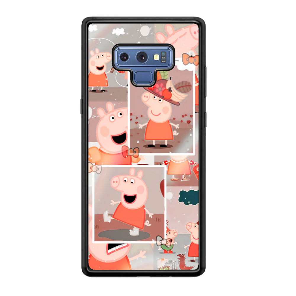 Peppa Pig Aesthetic In Frame Samsung Galaxy Note 9 Case