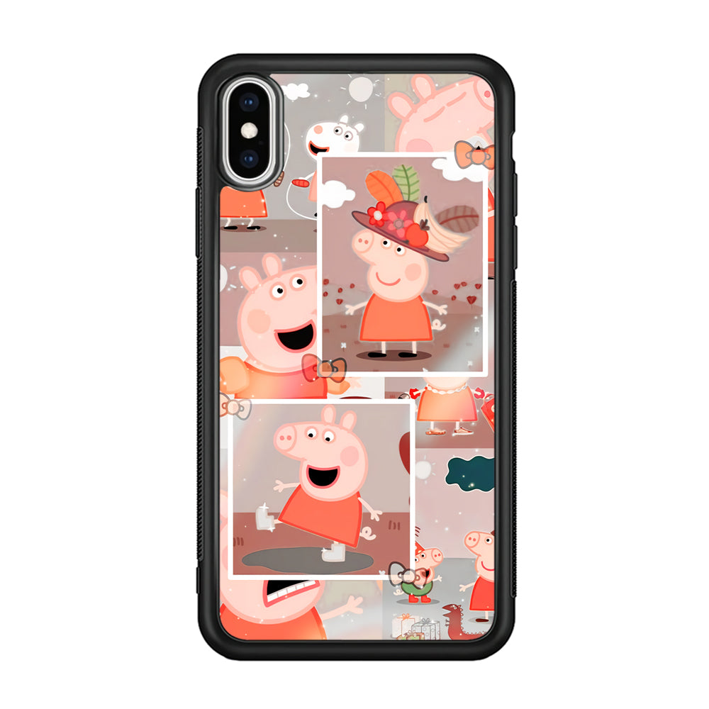 Peppa Pig Aesthetic In Frame iPhone XS MAX Case