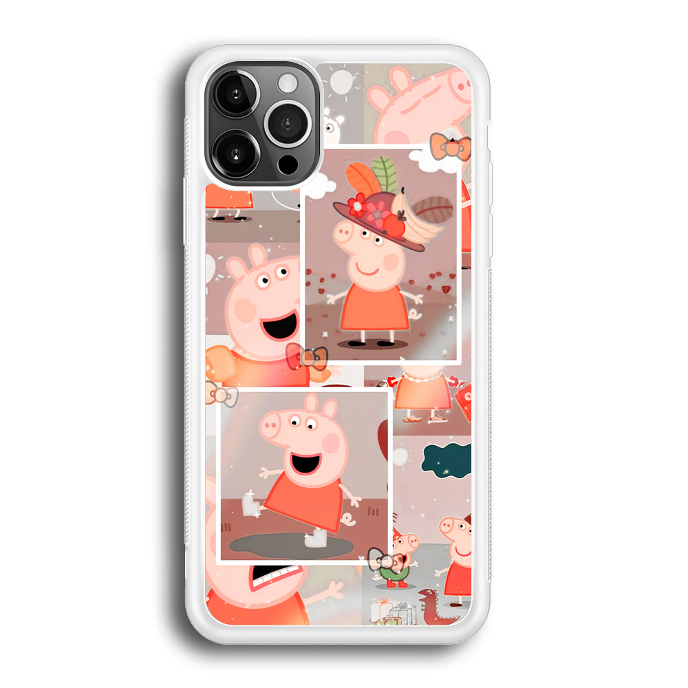 Peppa Pig Aesthetic In Frame iPhone 12 Pro Case
