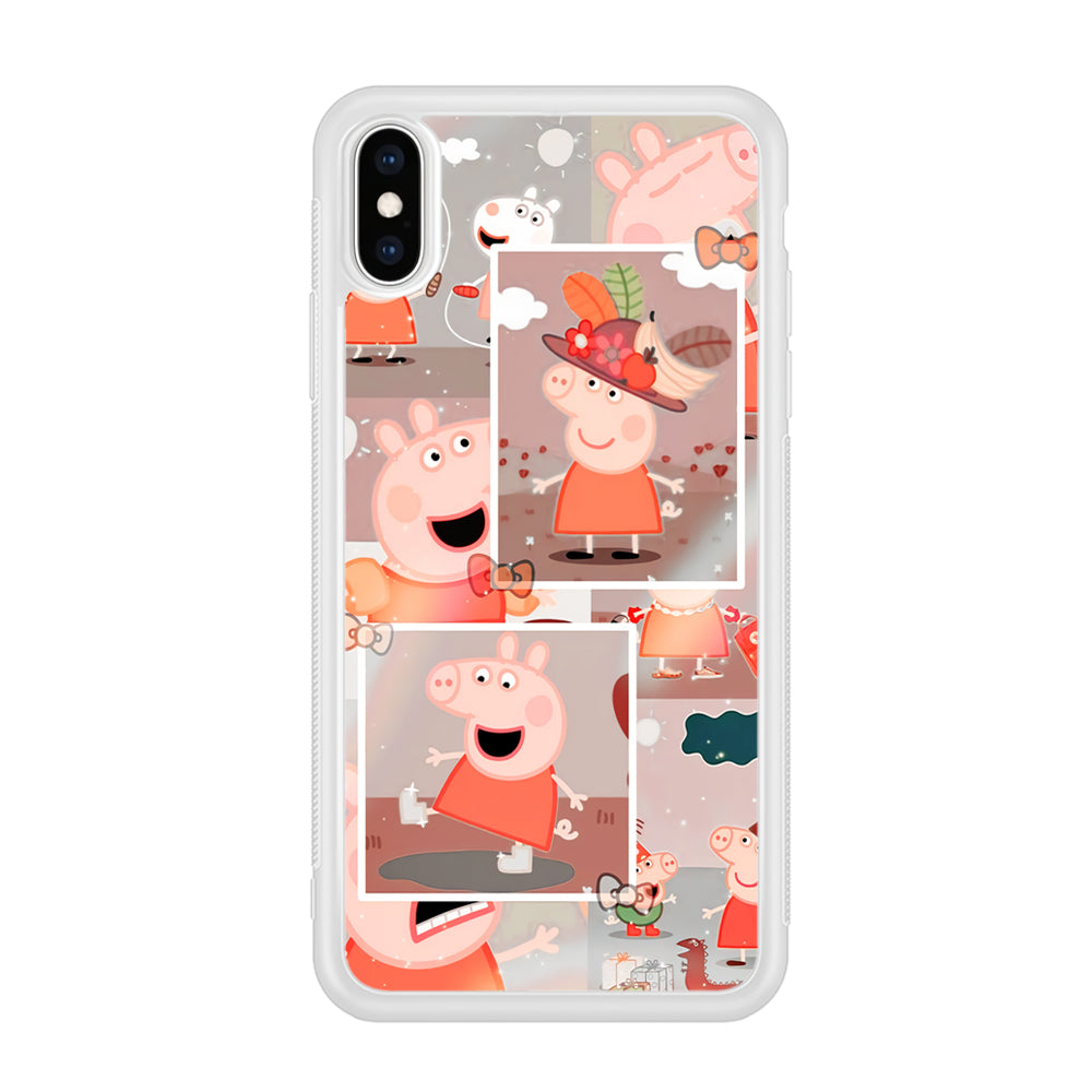 Peppa Pig Aesthetic In Frame iPhone X Case
