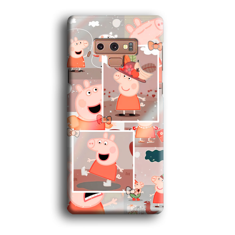 Peppa Pig Aesthetic In Frame Samsung Galaxy Note 9 Case