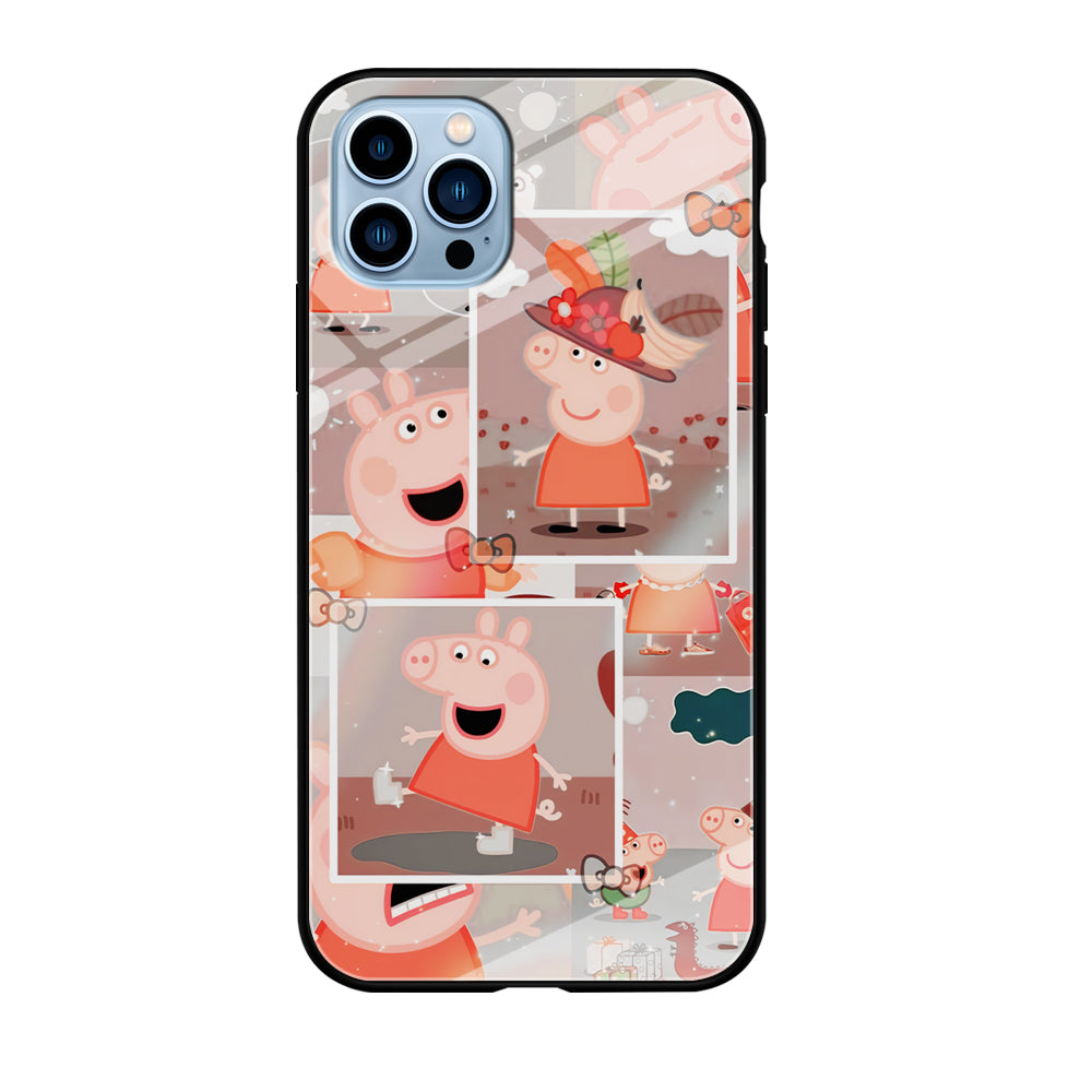 Peppa Pig Aesthetic In Frame iPhone 12 Pro Case