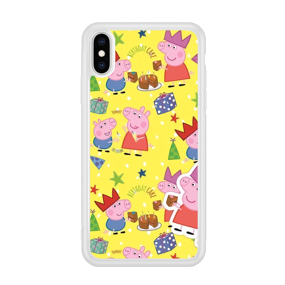 Peppa Pig Birthday Momment iPhone XS MAX Case