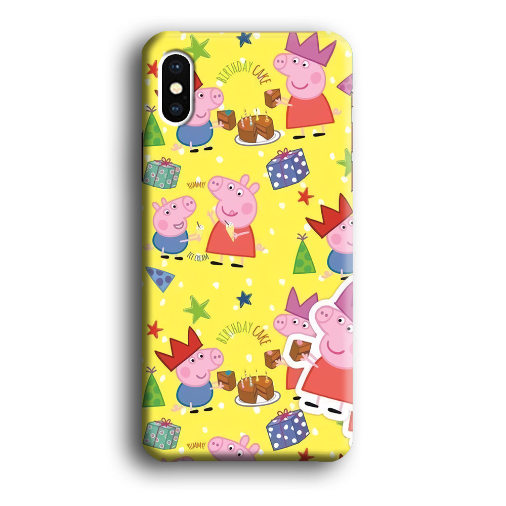 Peppa Pig Birthday Momment iPhone XS Case
