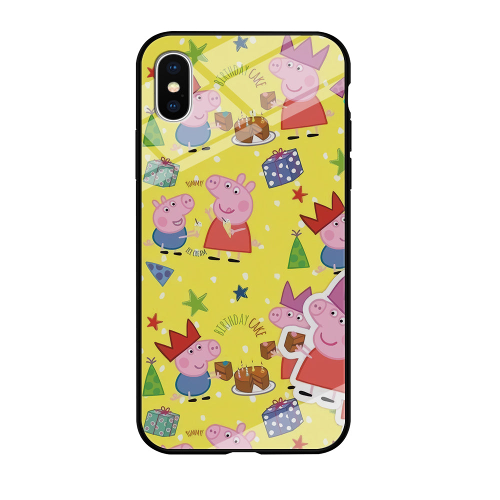 Peppa Pig Birthday Momment iPhone XS MAX Case