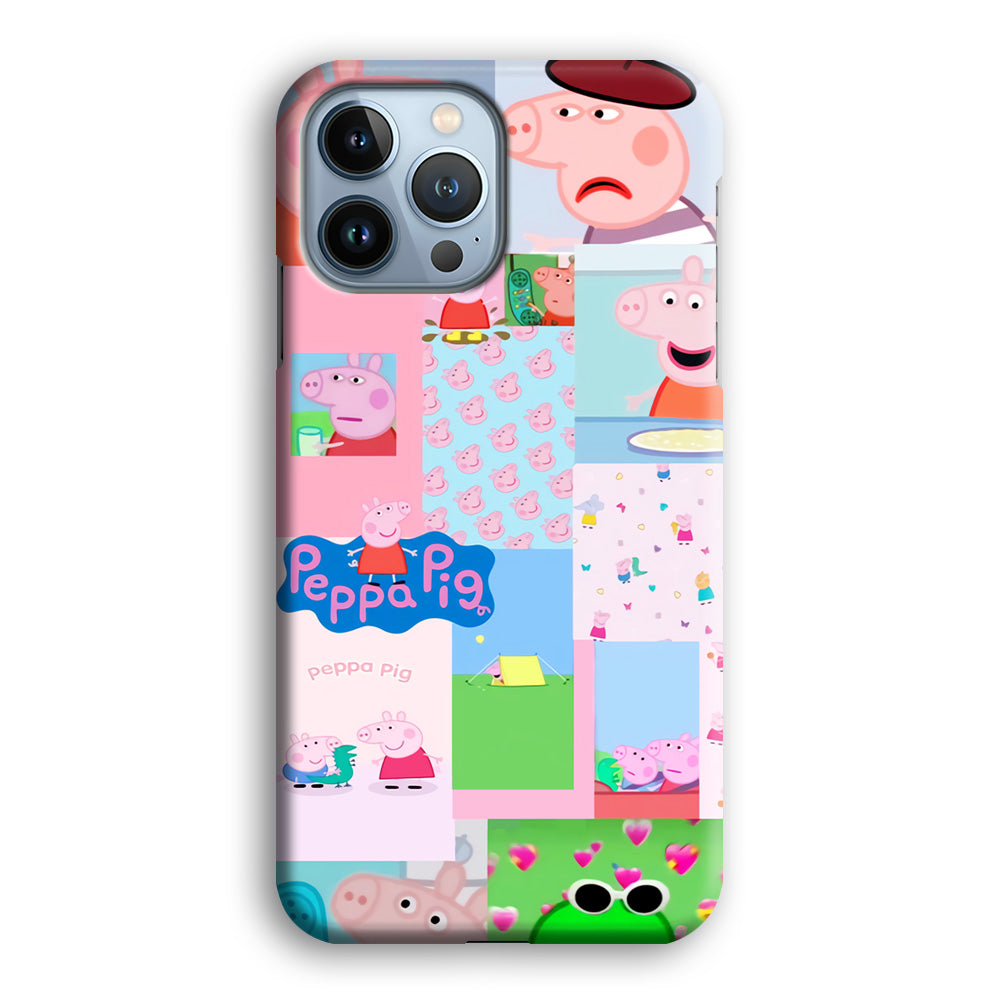 Peppa Pig George Collage iPhone 13 Pro Case