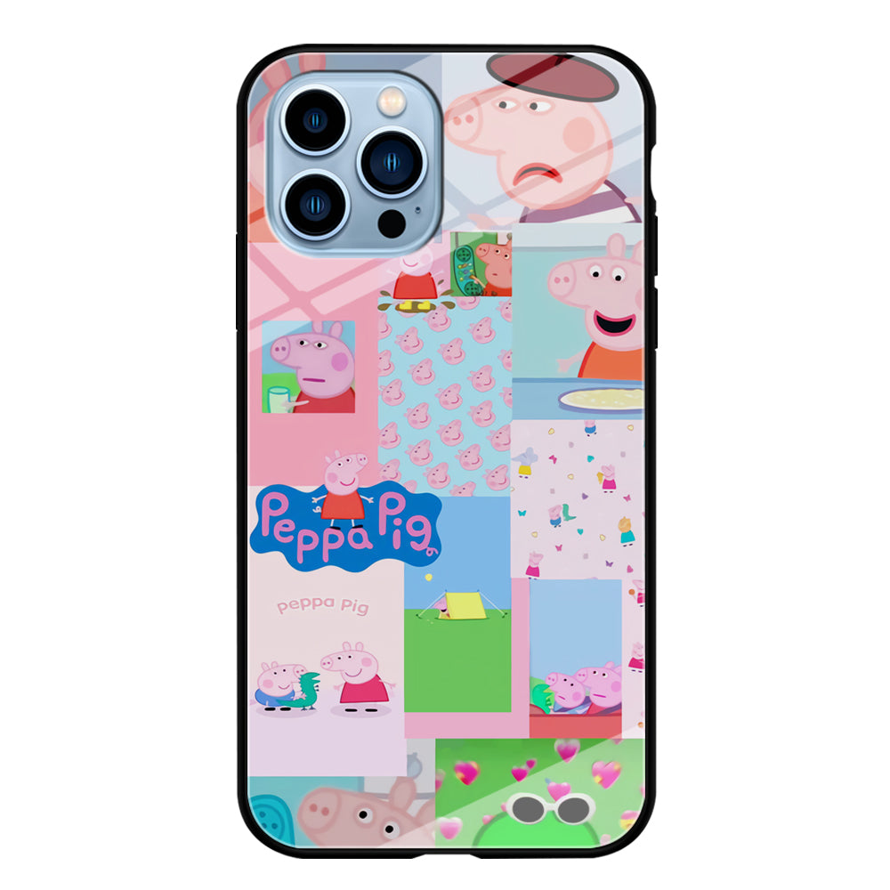 Peppa Pig George Collage iPhone 13 Pro Max Case