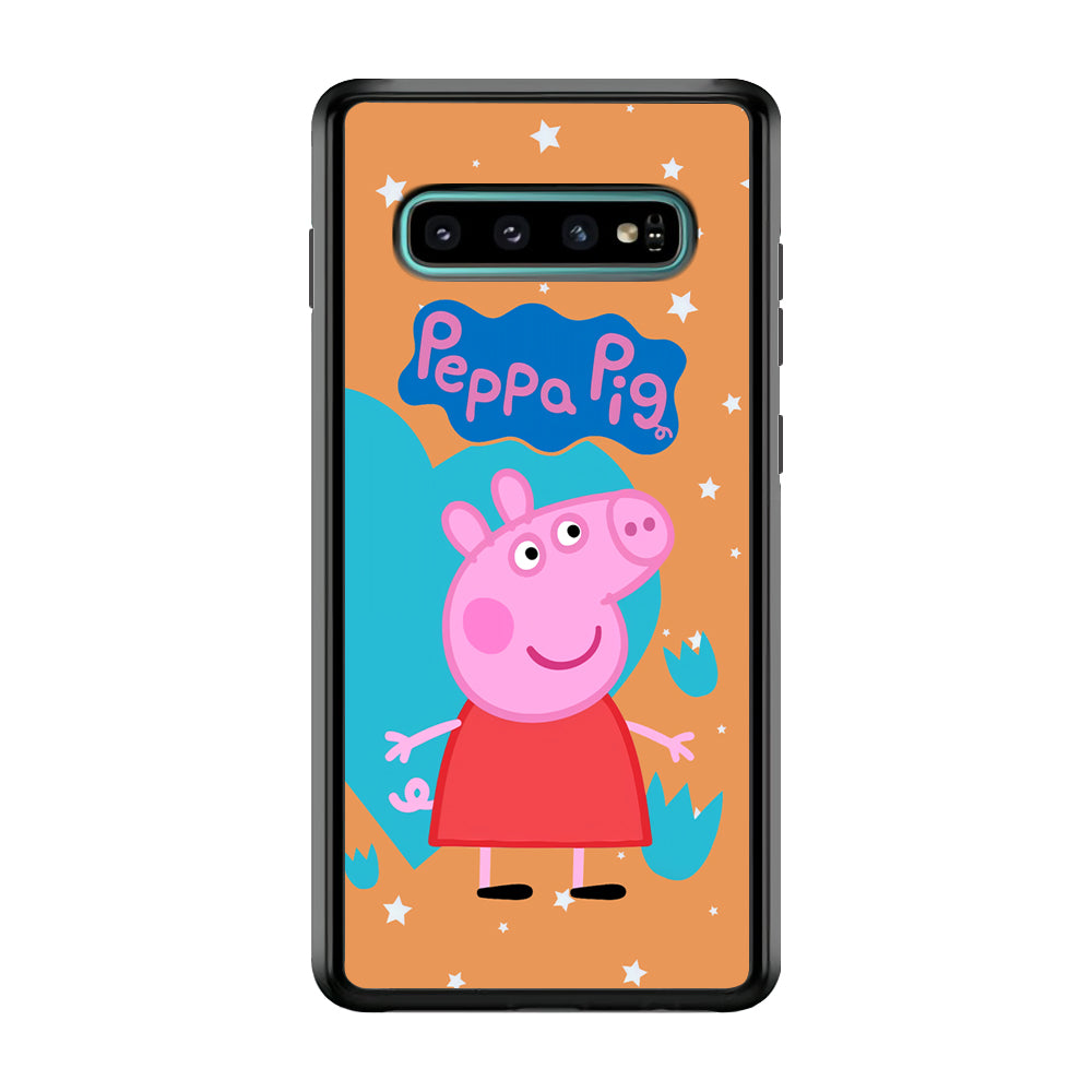 Peppa Pig Girl Convidence Samsung Galaxy S10 Plus Case