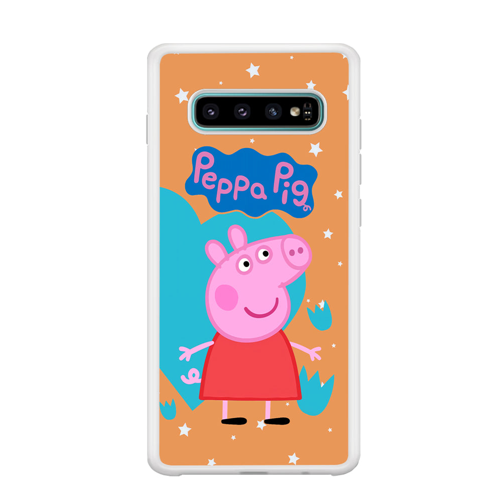 Peppa Pig Girl Convidence Samsung Galaxy S10 Plus Case