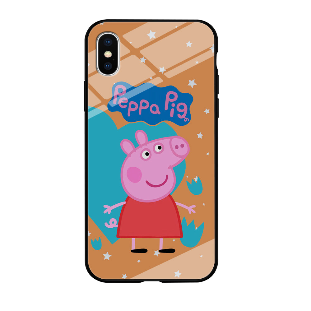 Peppa Pig Girl Convidence iPhone XS MAX Case