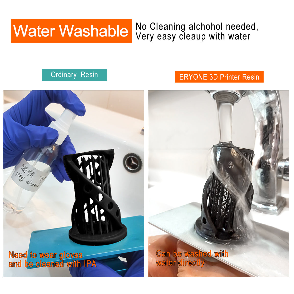 Eryone Waterwashable Resin For Dlp Lcd Printers Eryone3d