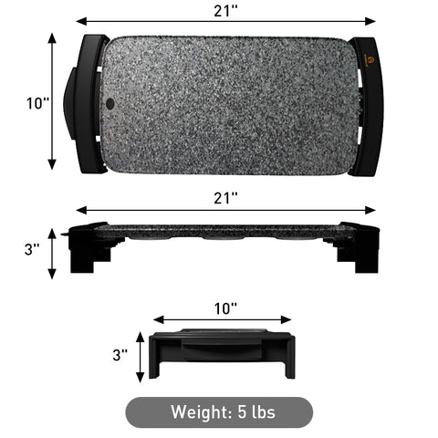 Gray griddle dimensions