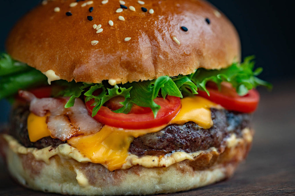 Hamburger with vegetables