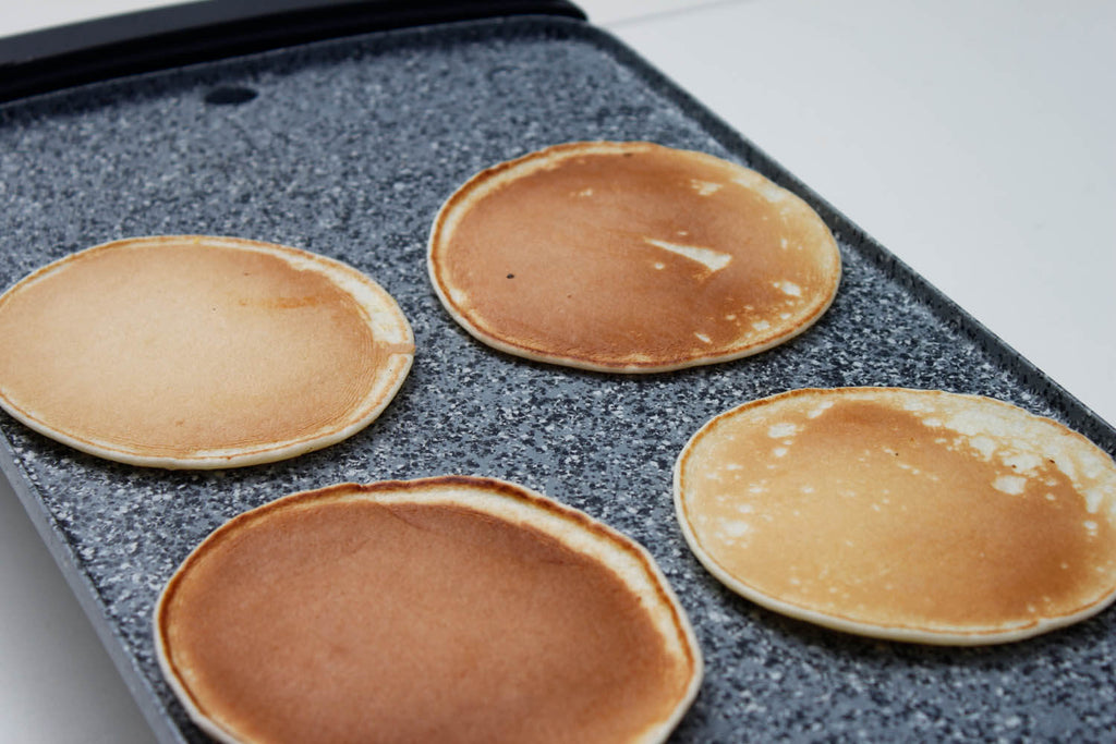 Pancakes on Atgrills electric griddle