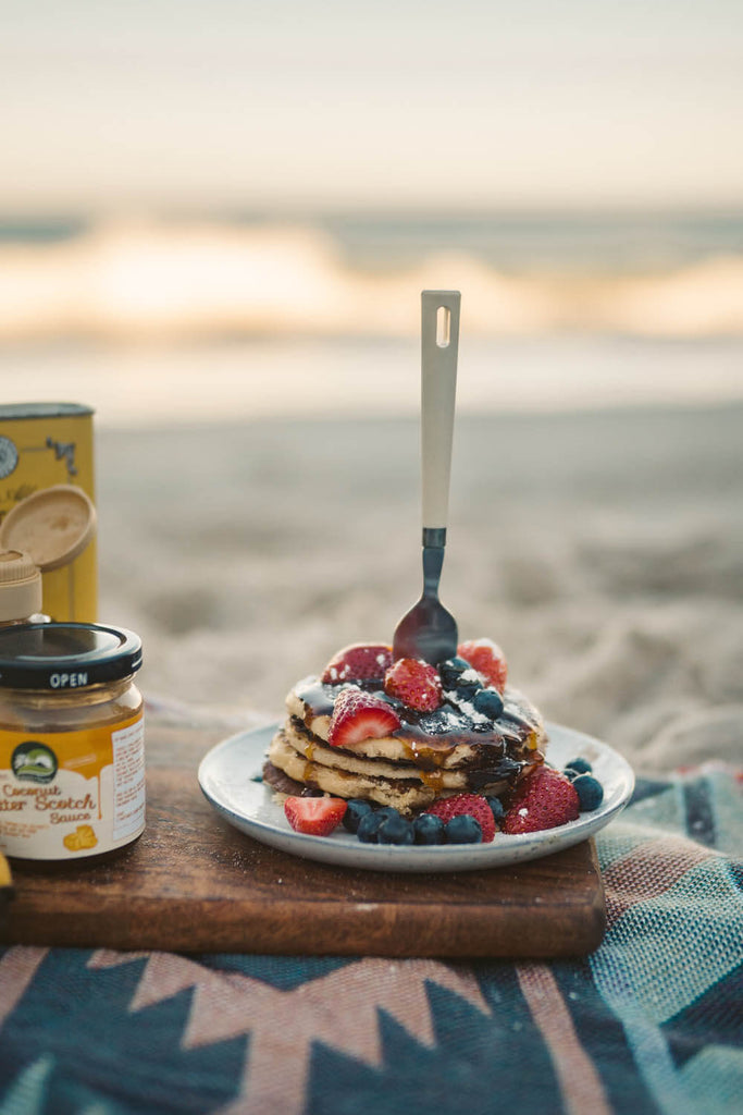 Pancakes with fruits