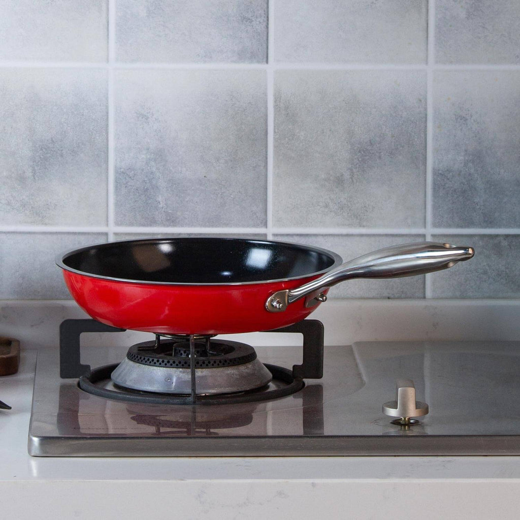 Skillet frying pan on stovetop