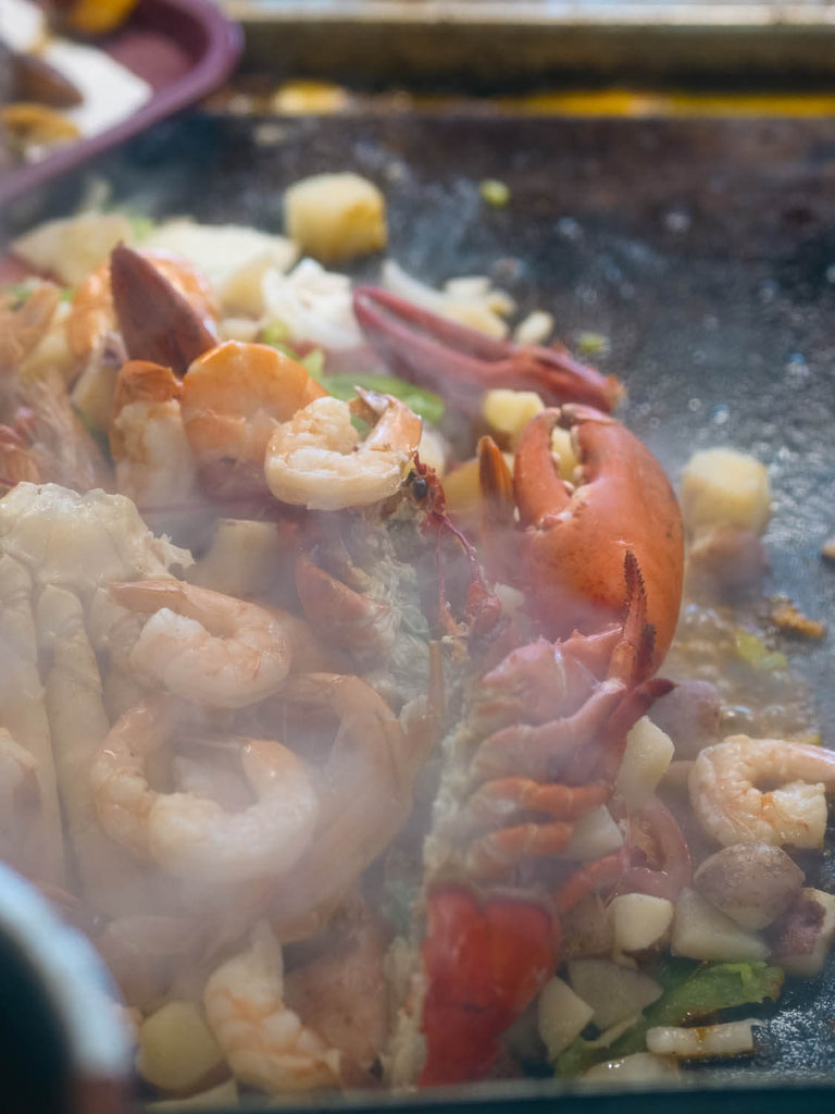 Verduras y pescado