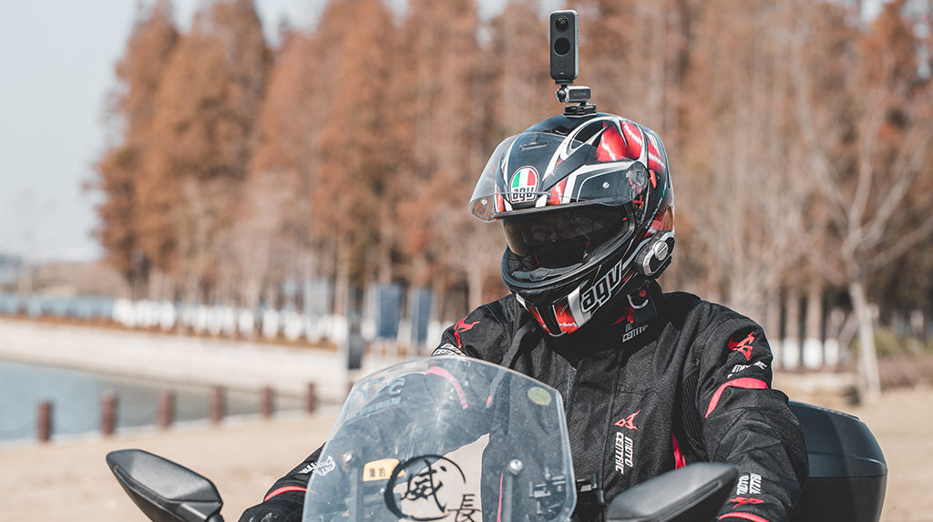 3 Stück 360-Grad-Drehschraube Schwenkbare Helmhalterung Schnallenadapterhalterung für GoPro Hero DJI Osmo Action YI Action-Kamera Campark AKASO 