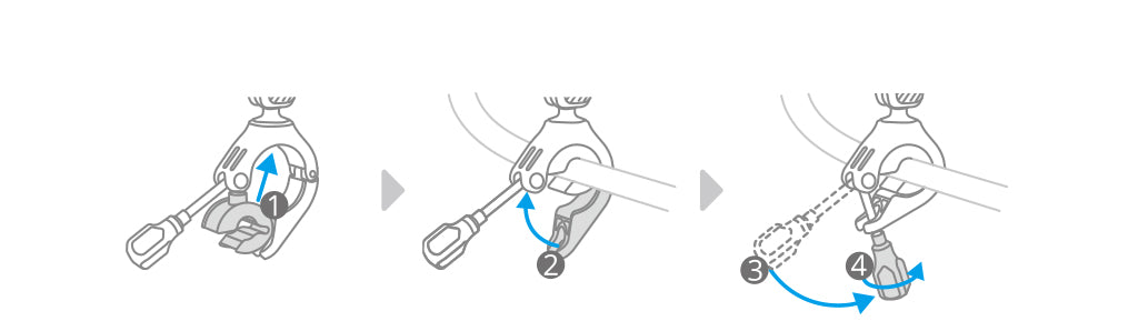 Action Camera Handlebar Mount INSTALLATION 3