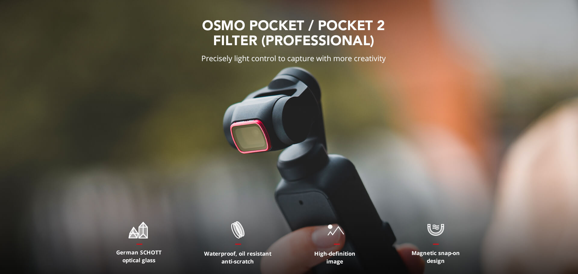 DJI OSMO Pocket and Pocket 2 Filters – PGYTECH