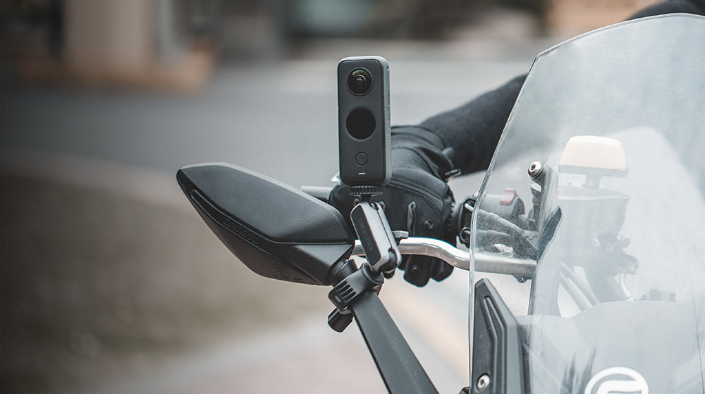 Action Camera Handlebar Mount - Easy to capture cycling shots