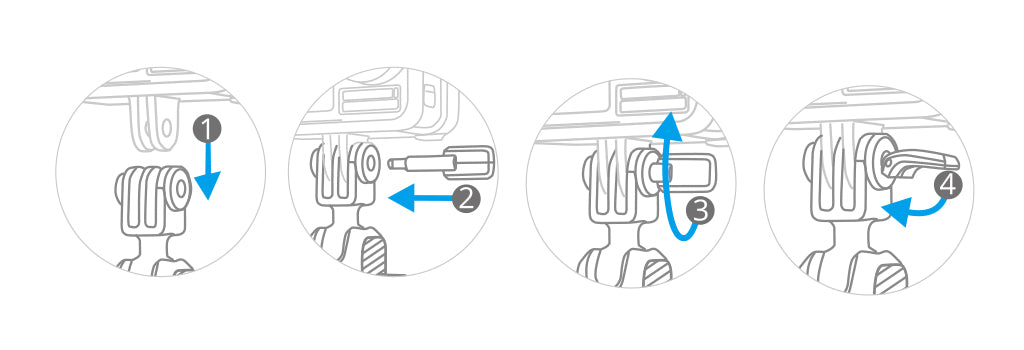 Action Camera Handlebar Mount INSTALLATION 2