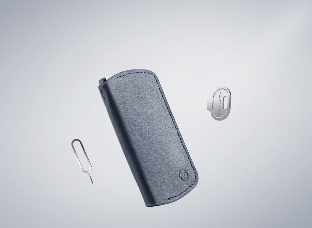 Memory Card Wallet-Es kommt mit nützlichen kleinen Werkzeugen einschließlich eines Schraubenschlüssels und einer SIM-Karte Tablett pin.