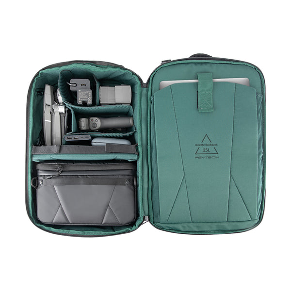 OneMo backpack and pouch