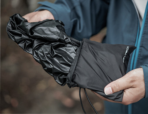 Pytech Rucksack Regenabdeckung 25L - einfach zu packen - richtiges Bild