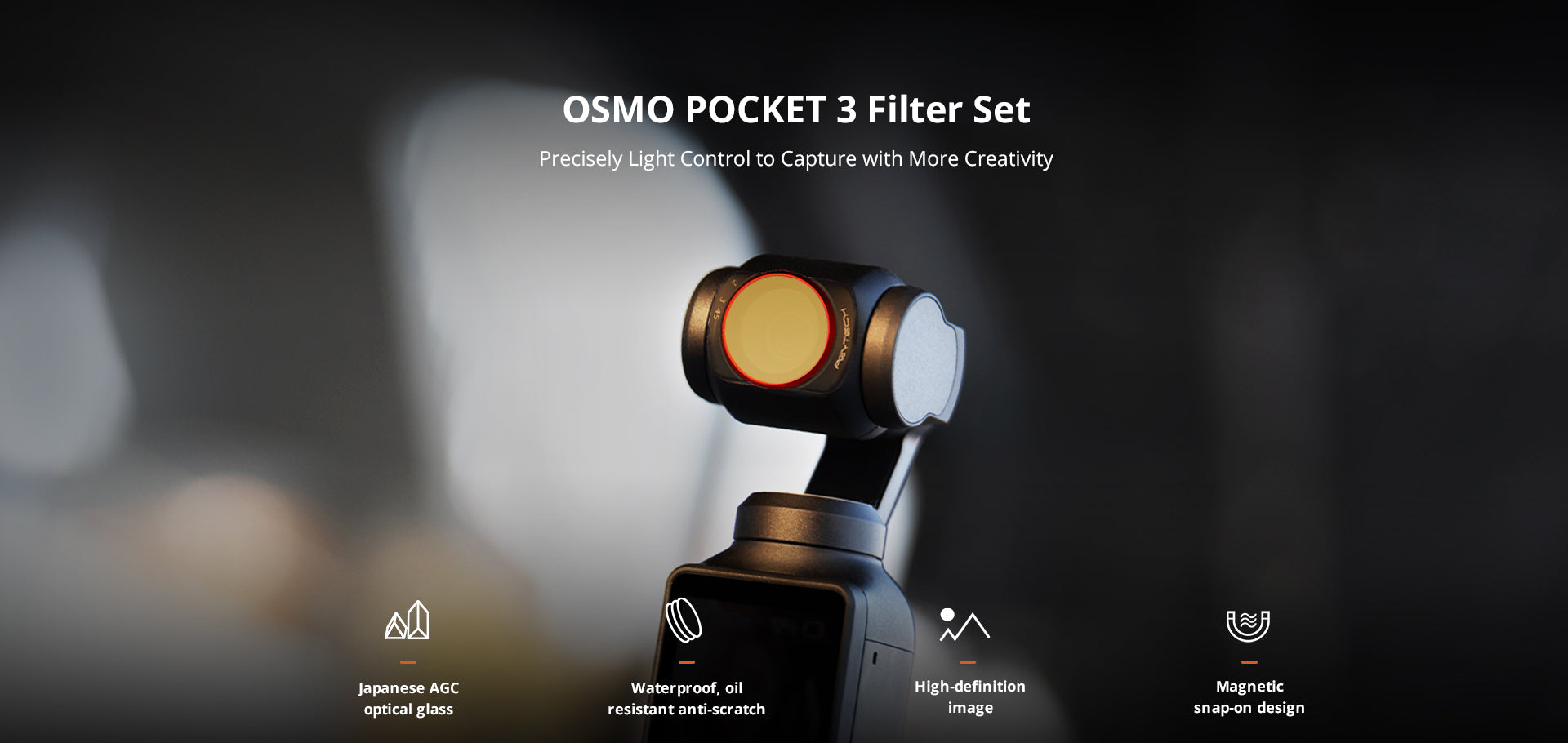 OSMO Pocket Pocket 3 filter (PROFESSIONAL) Banner