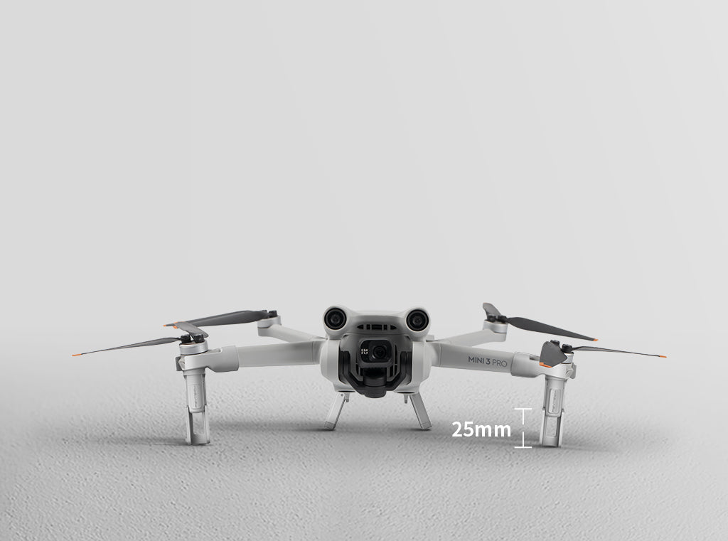 DJI Mini 3 Pro Landing Gear Extensions - 25 mm encore levé lors du décollage et de l'atterrissage