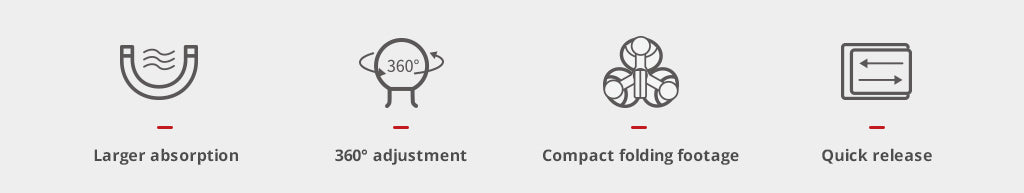 icons of Three Arm Suction Mount