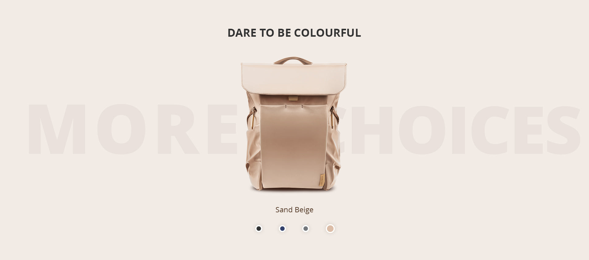 OneGo Backpack - sand beige