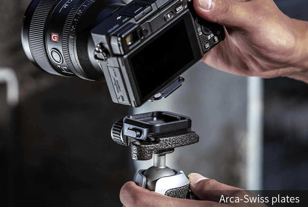 Schnellfreisetzungsklemme vom Arca -Typ - patentiertes Pytech Schnellfreisetzungssystem