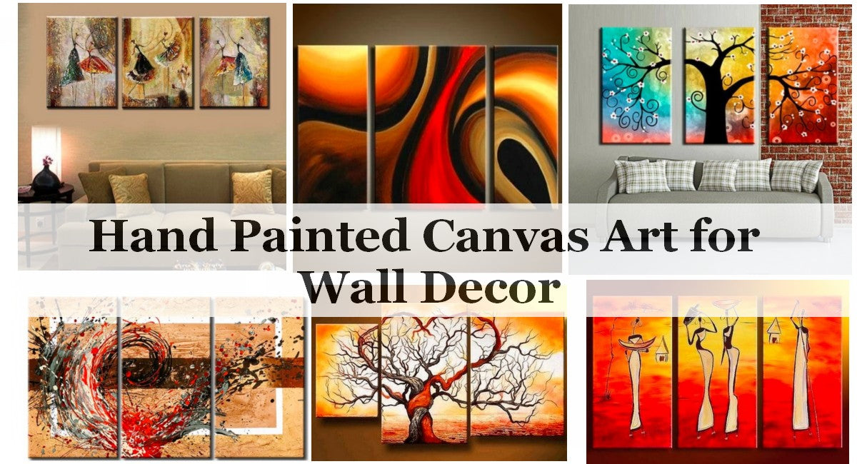 Home Decoration Ideas, Living Room Paintings, Hand Painted Art, Abstract Painting for Sale