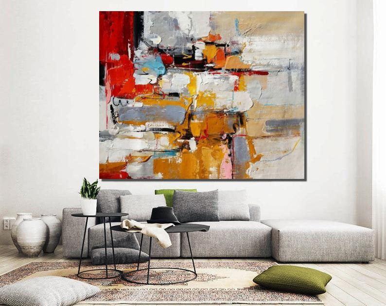 Extra Large Paintings for Living Room, Contemporary Wall Art Ideas, Modern Acrylic Painting Ideas, Original Hand Painted Abstract Paintings