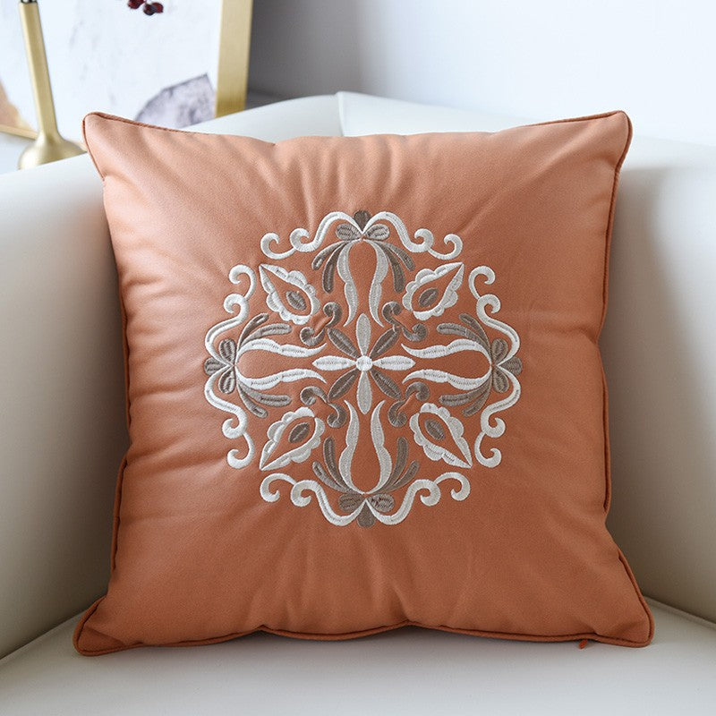 Modern Sofa Pillows, Flower Pattern Decorative Throw Pillows, Contemporary Throw Pillows, Large Decorative Pillows for Living Room